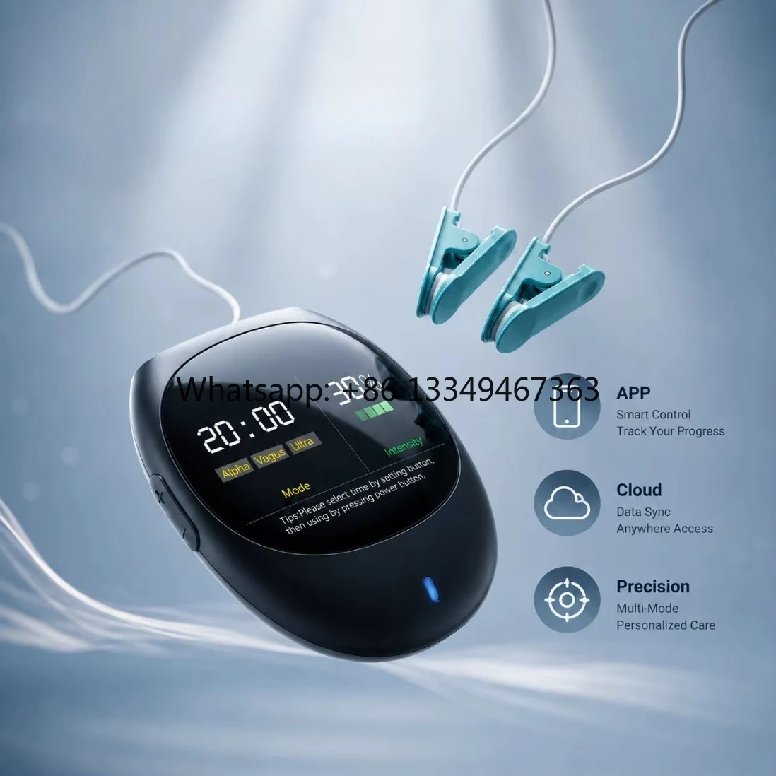 Vagus Nerve Stimulator Ear Clip for Stress Relief Relaxation & Sleep Support