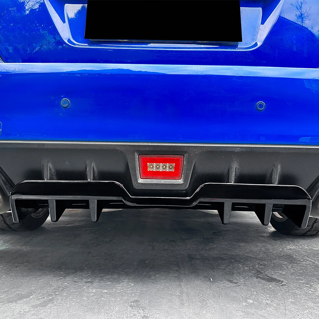 Rear Bumper Diffuser Lip for Subaru WRX STI VA 2015 2016 2017 2018 2019 2020 2021 Lower Spoiler Splitter Plate Body Kits Guard view 3