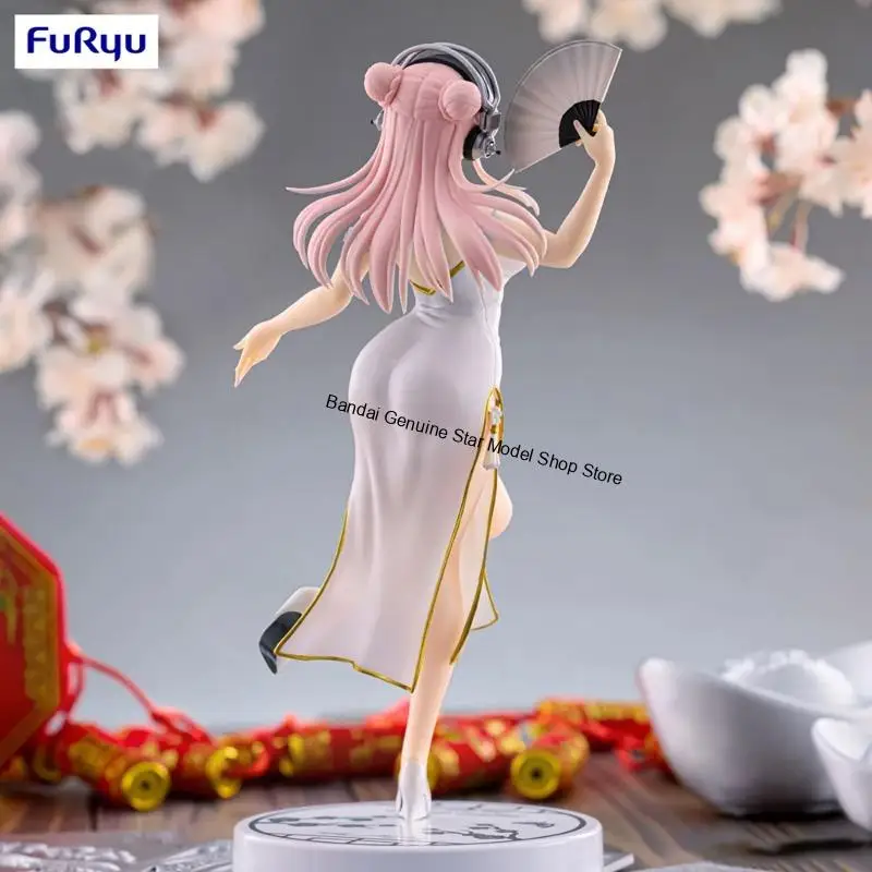 Original FuRyu Trio-Try-iT Figure SoniComi (Super Sonico) Sonico Anime Figure Action Figure Model Decoratio Birthday Gifts view 4