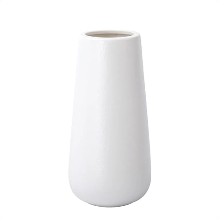 

Ceramic Flower Vase Textured Finishing, Mimalist Design for Kitchen, Bedroom, Livg Room, Centerpieces, Office,,VS-XH-A-1