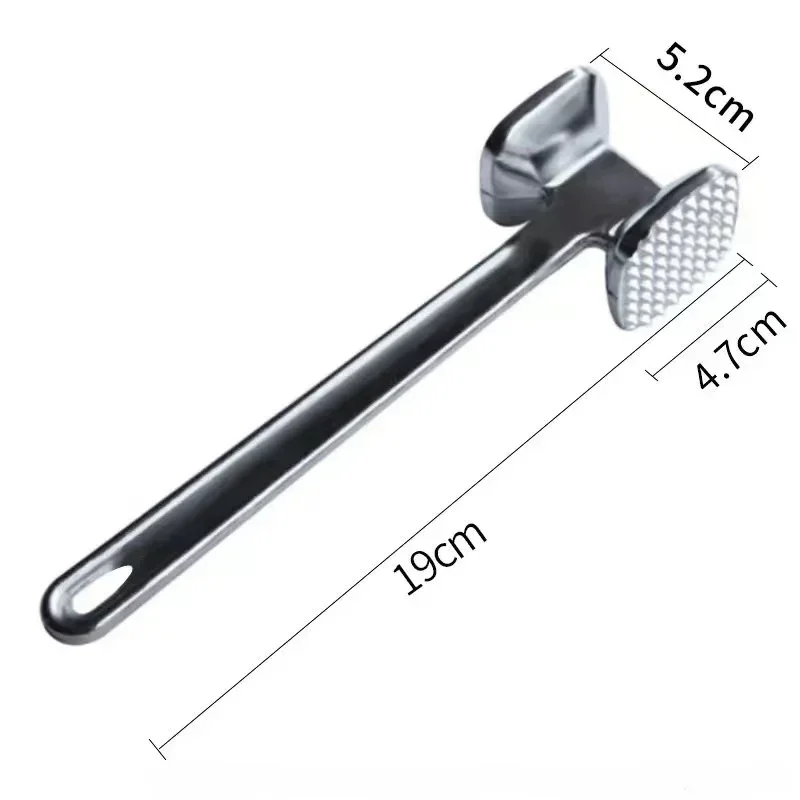 Stainless Steel Hammer Meat Mallet Tenderizer Steak Beef Pork Chicken Hammer Kitchen Tool