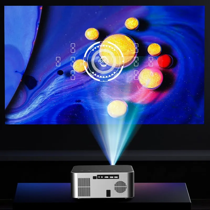 

Умный проектор для дома Android 11, домашний кинотеатр, киноигра, портативный мультимедийный проектор