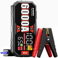 Car 6000A Portable Heavy Duty Jump Starter With Power Bank Fast Charge PD65W 12V Auto Battery Charger Booster Starting Device