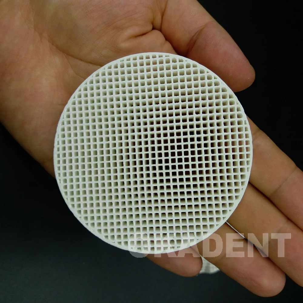 Dental Lab Round/Square Ceramic Honeycomb Firing Tray Stainless Steel / Ceramic Pins