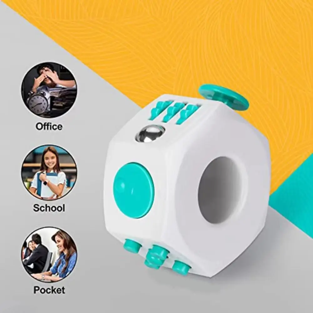 Trottola Fidget Ring Toys Opzioni di gioco multiple Anello a catena con spinner a mano in plastica Durevole fai da te che allevia il giocattolo del giroscopio