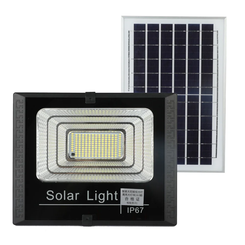 New Solar Light Outdoor Lighting Remote Control Waterproof 163/200/212 led Garden Light Solar Flood Light New Rural Street Light