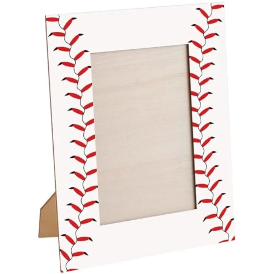 Picture Frame 4x6 Inch Tabletop Picture Frame Sports Theme Photo Frame Wood Frame Gifts for Fathers Day Team Player Women Men A