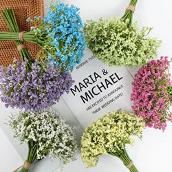 Ramo de flores artificiales de Gypsophila, flores de plástico, simulación de boda