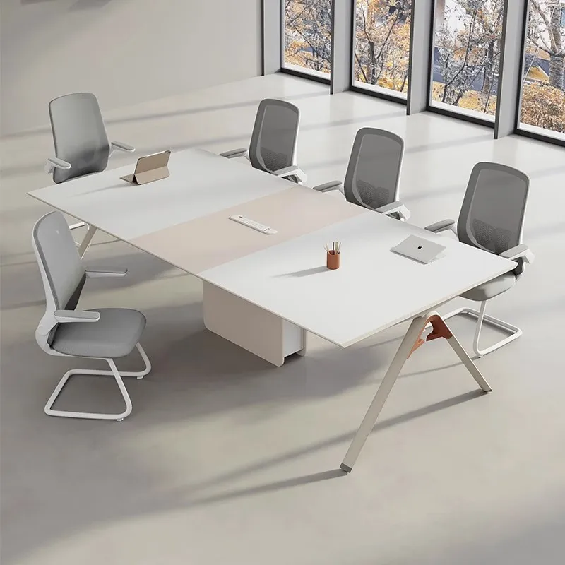 

Стол для приема и конференций, многофункциональный большой современный минималистичный офисный стол для встреч, длинный стол для переговоров mesaidikão, мебель