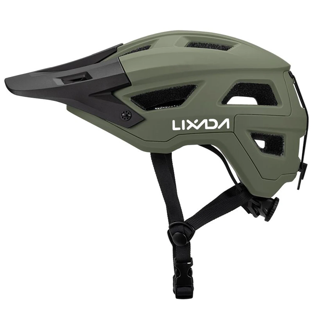 Lixada Fahrradhelm Herren Damen MTB Rennradhelm 55–61 cm verstellbares Zifferblatt abnehmbares Visier Belüftung 14 Belüftungsöffnungen Fahrradhelm – Detail 14