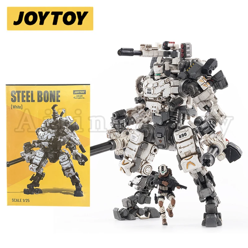 JOYTOY 1/25 Action Figure Mecha STEEL BONE ARMOR White Version