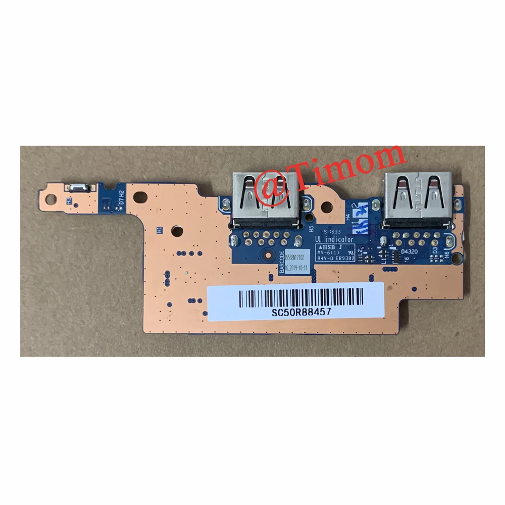 5C50S24992 Brand New USB Board L 81TD I/O B W/FFC for Lenovo Yoga C740-15IML 81TD Laptop Power Botton USB Board