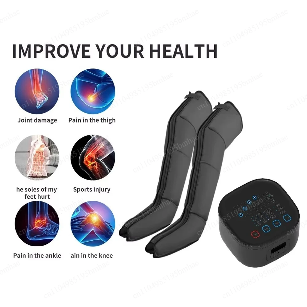 Sports Recovery Equipment Air Compression Boots Air Pressure Massage System Legs Arms Waist Body Relaxation