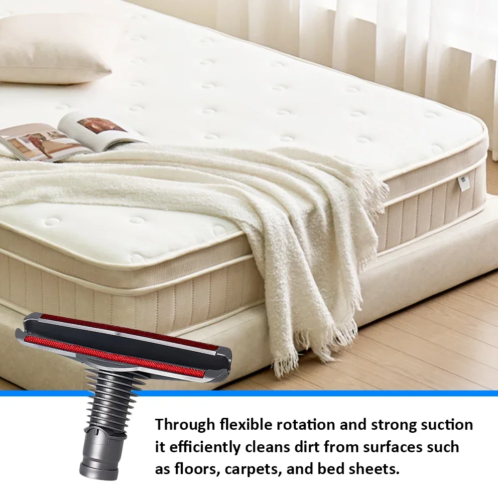 Wide Suction Brush Head For Dyson V6 DC59 DC62 DC35 DC45 DC52 DC58 DC48 Vacuum Replacement  Part Mattress Brush Head