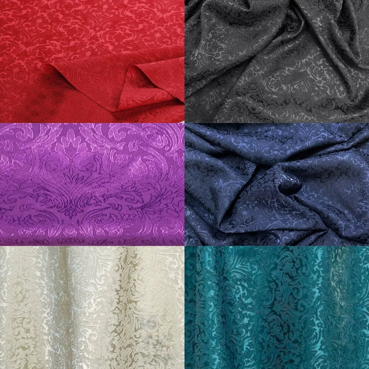 

Ткань жаккардовая дамастовая с 3D-тиснением, шириной 150 см, для пошива одежды, топов, юбок, подкладки для костюмов, детской одежды, рукоделия, домашнего текстиля