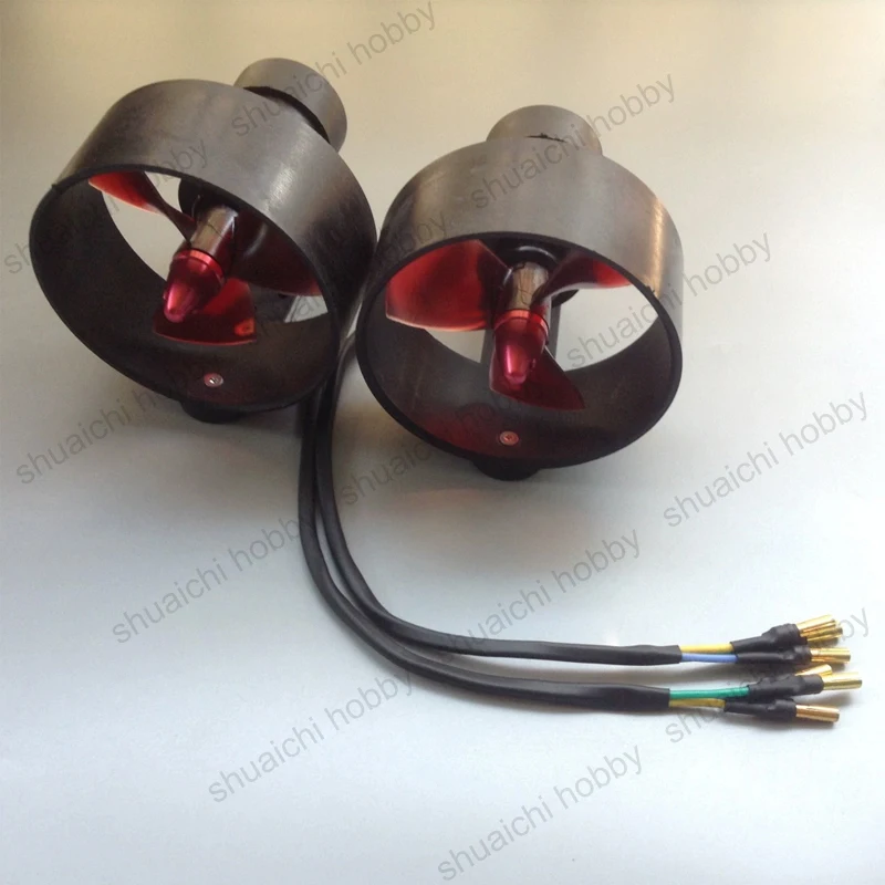 12V-24V 3-6S 30A 600W Underwater Brushless Motor 5kg Large Thrust Thruster with 4mm Banana Plug for RC Unmanned Boat Model Robot
