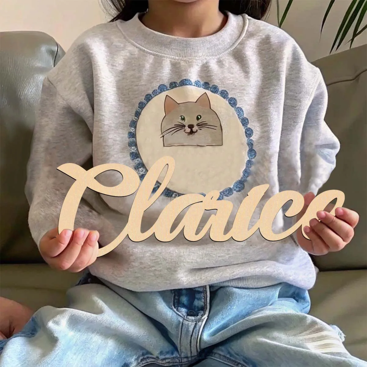 1 قطعة الكرتون clmice مثال مخصص اسم لوحة خشبية المواد الخشبية علامة خشبية لم تنته الخشب للرسم أو التألق