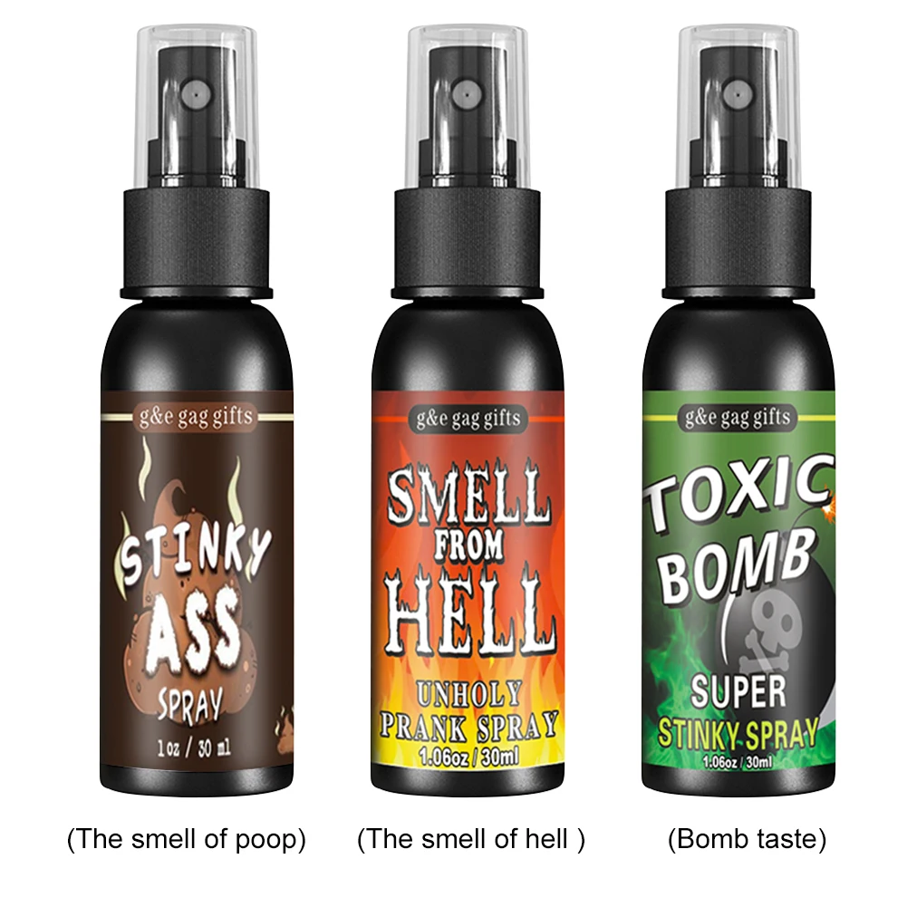 30 ml Poop Spray Kreative Flüssigkeit Furz Gag Streich Witz Spray Lustiges Spielzeug Ungiftige Stinkbomben Extra Starke Stinkende Stinkende Gas Spray