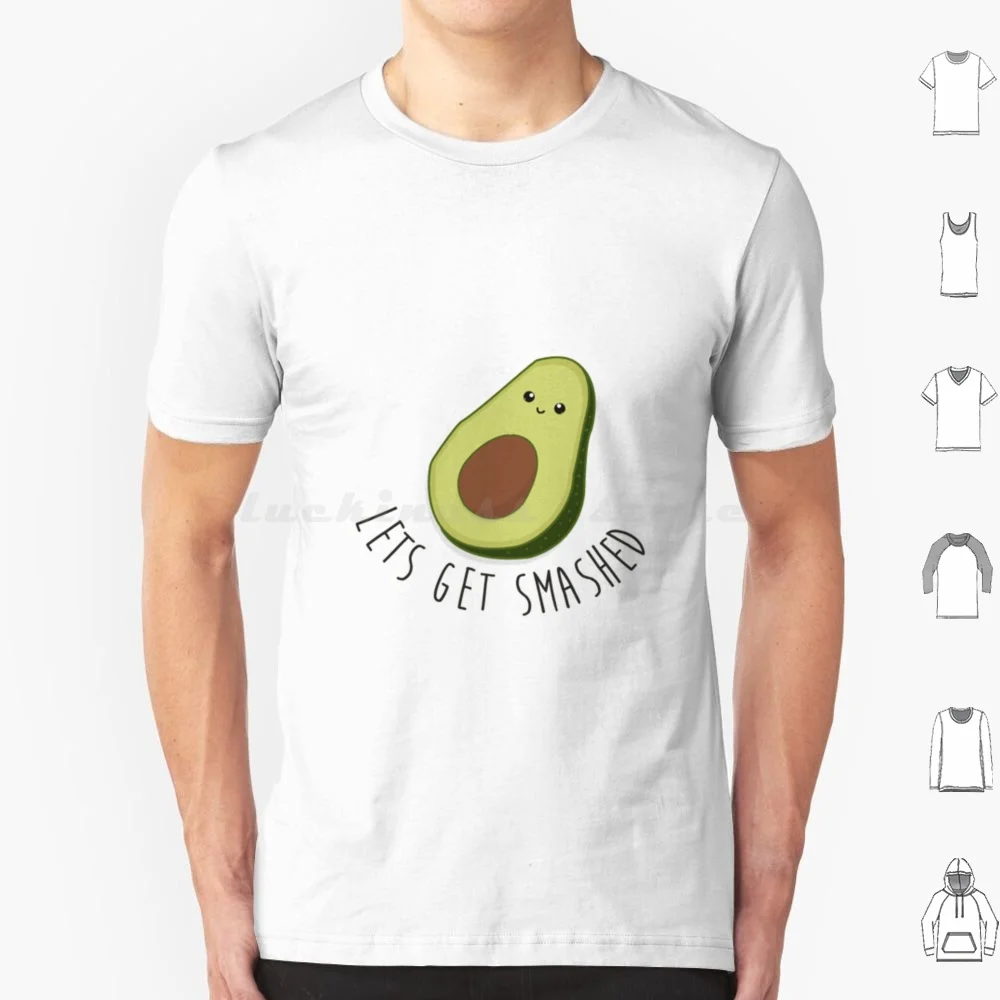 Lets Get Smashed Avocado Fitted Scoop T Shirt Men Women Kids 6xl Lets Get Smashed Avocado Fitted Scoop