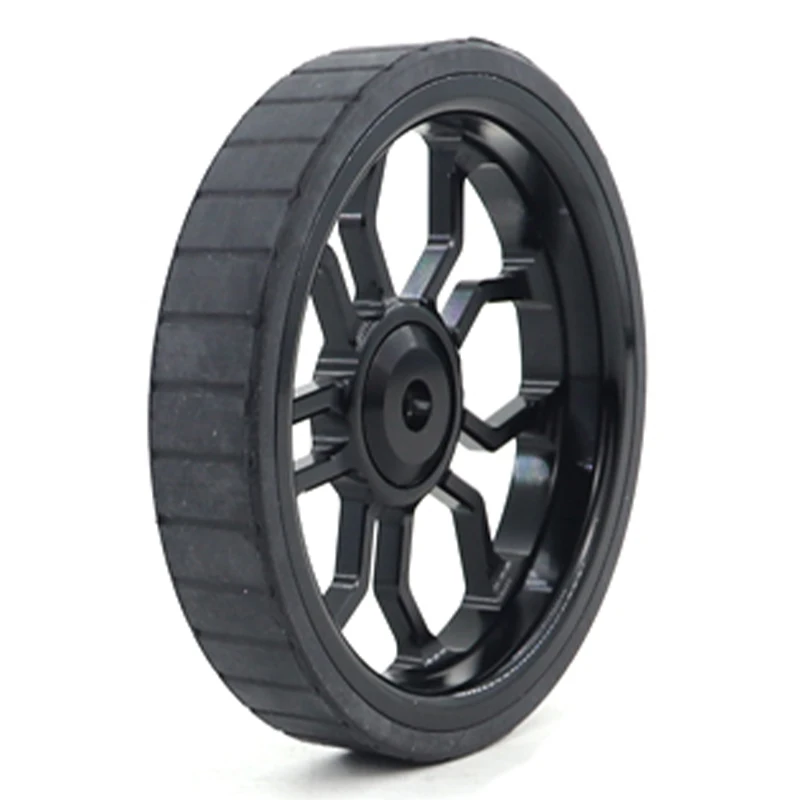 ZUKKA Black 80mm Lightweight Easywheel for Brompton Birdy Folding Bike Accessories Aluminum Alloy Bearing Push Wheels