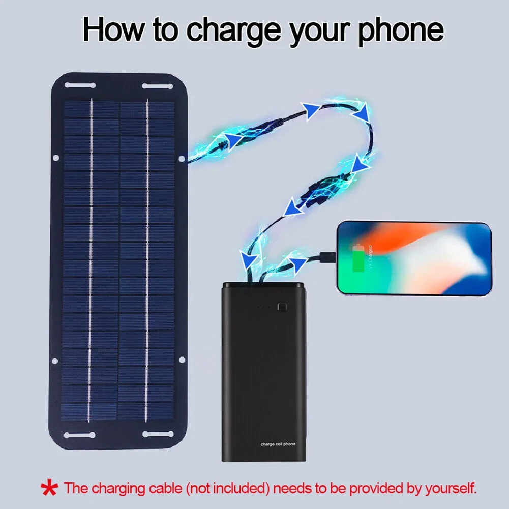 

30W Solar Panel 12V Trickle Charger Battery Charger Kit Maintainer, Boat, Car RV Photovoltaic Solar Panel