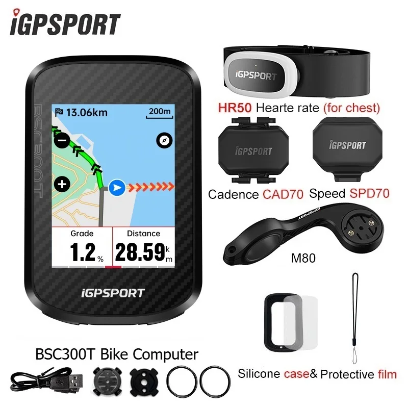 iGPSPORT BSC300T Bike GPS Computer Cycling Wireless Speedmeter