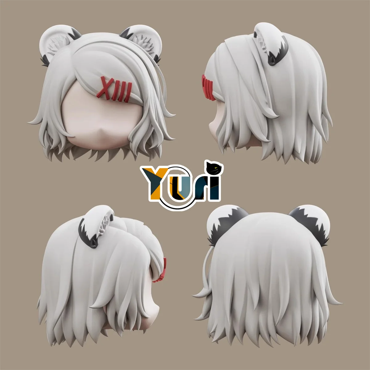 Yuri Anime スズヤ ジューゾー / レイ JUZO SUZUYA REI Handmade OB11 OB22 Hair Wig Detachable Water Paste Face Alternate Cosplay Cute