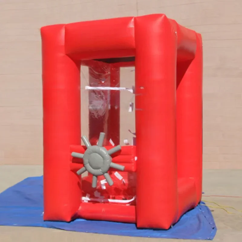 2x2m cash grab booth inflatable money machine