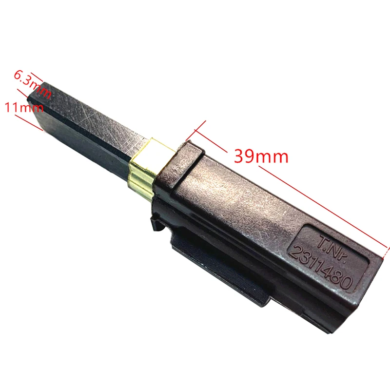 Electric Vacuum Cleaner Motor Carbon Brushes Without Socket Replacement Part for 2311480