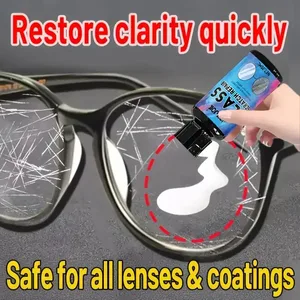 Glass Scratch Repair Cream 35ml Multipurpose Kit Gentle Formula Lens Safe Fast Fix for Glasses & More Universal Solution