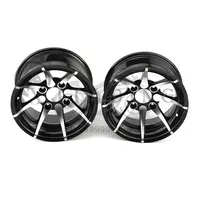 2pcs 12-inch aluminum alloy wheels for four-wheel ATV off-road vehicle sightseeing vehicle all-terrain vehicle front/rear rims