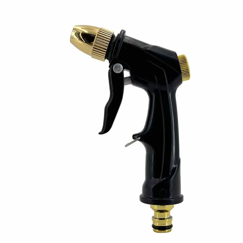 Pistola de agua con boquilla ajustable de alta presión, múltiples modos de pulverización, se puede utilizar para riego de jardín y lavado de coches