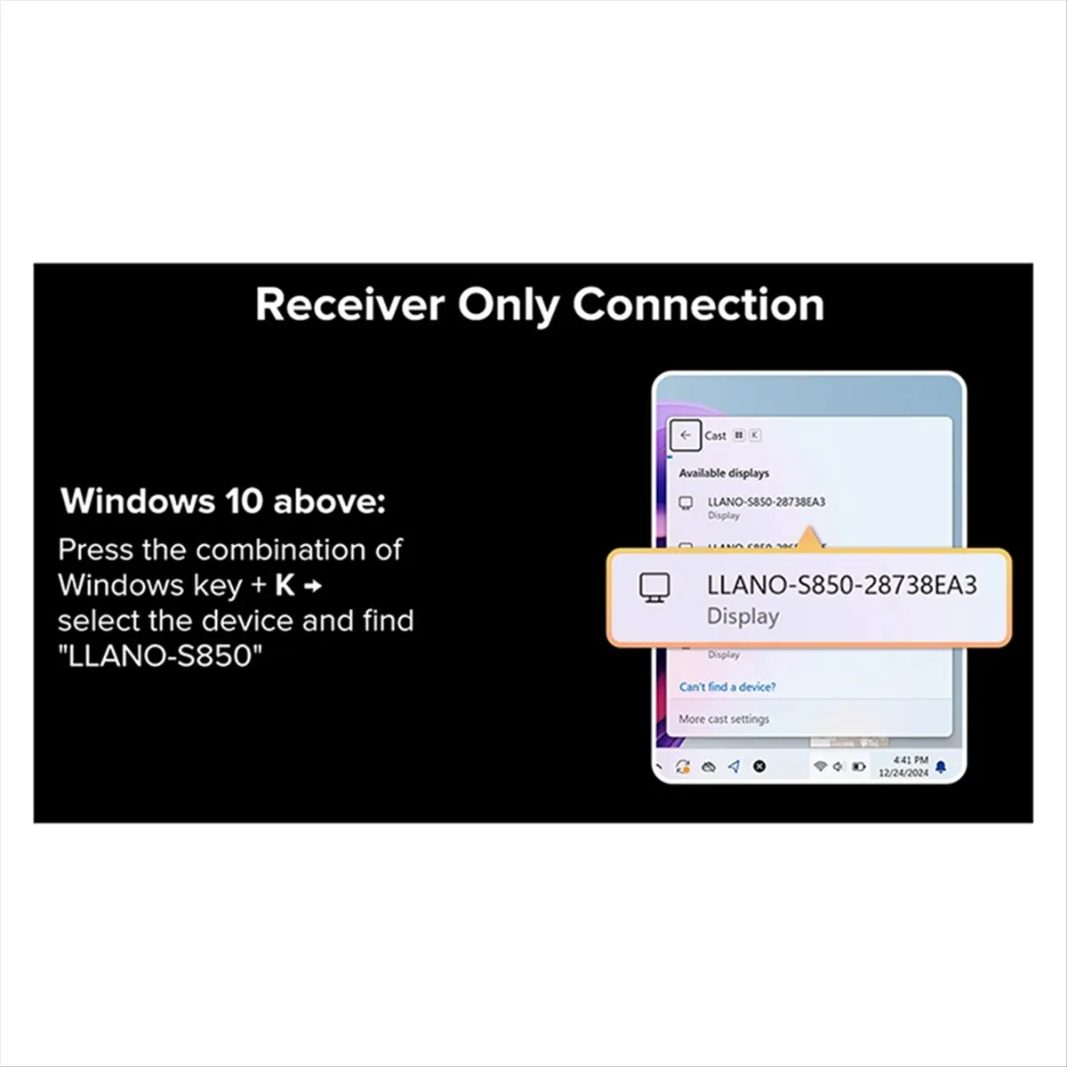 

MYdaY- Type-C Wireless Screen Projector HDMI-Compatible Conference Screen Sharing Device Magic Box Mobile Phone Connected to TV