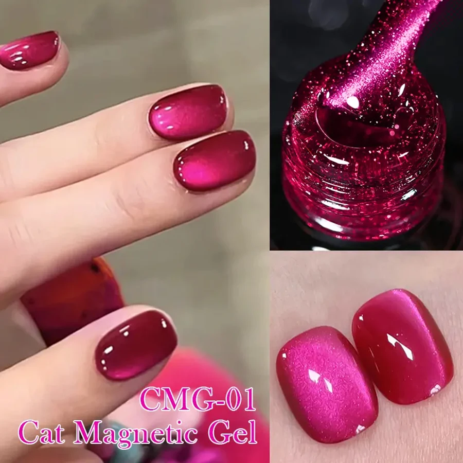 1-6 uds PSK misterioso ágil oscuro chispa estrella senderos cristal ojo de gato Gel esmalte de uñas avanzado versátil negro rosa blanco arte de uñas