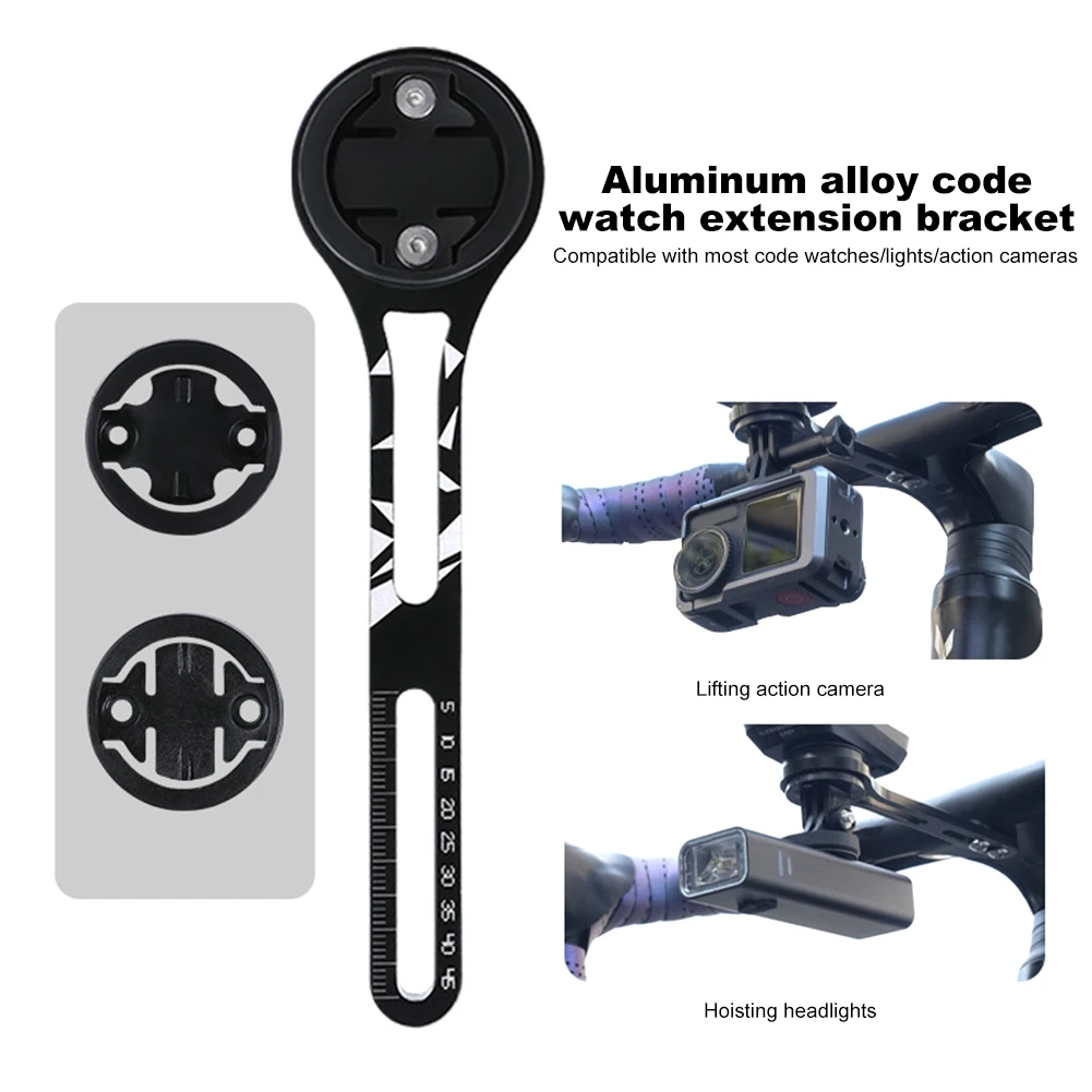 

Встроенное крепление для компьютера на руль велосипеда, держатель для секундомера из алюминиевого сплава, держатель для велосипедного компьютера для Garmin Bryton