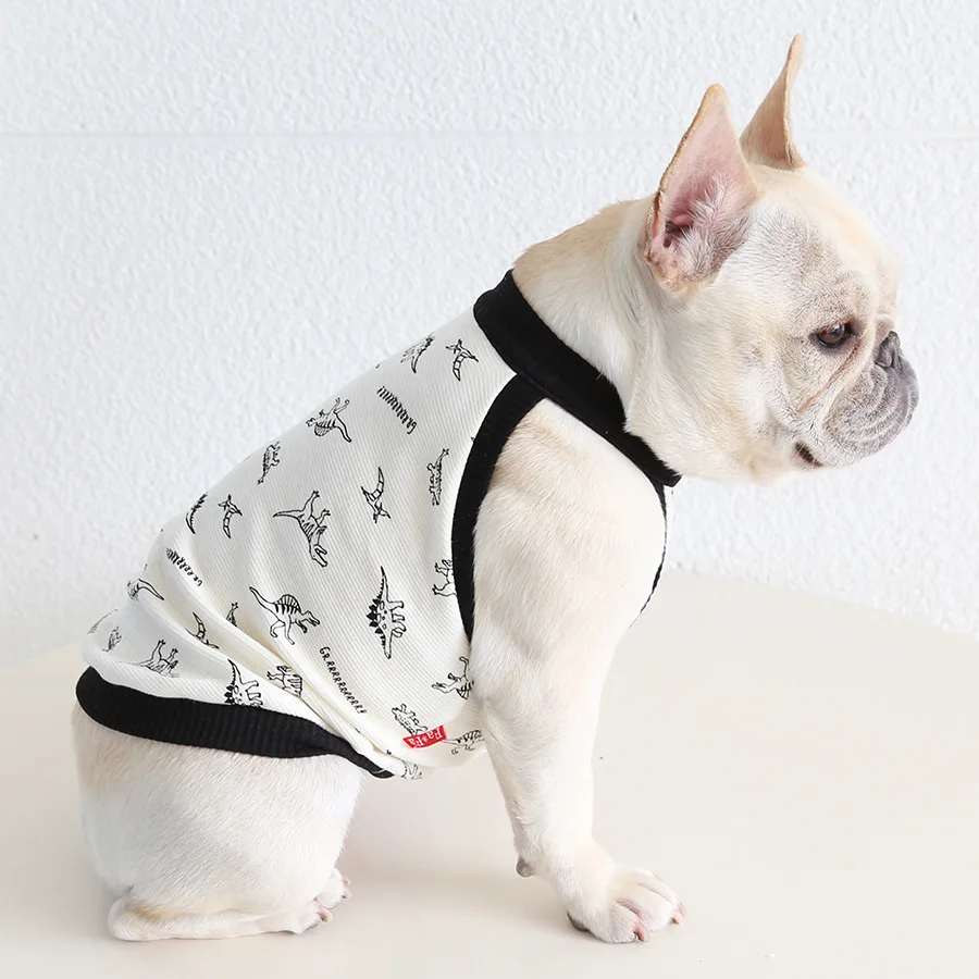 

Mutihome Pet Clothes Spring/summer 2026 British Puppy Halter Vest Top Pet Supplies Dog Clothes Bago Corgi Puppy Dog T-shirt