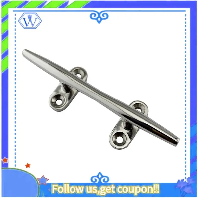 

M46K-5-дюймовая планка из нержавеющей стали для лодочной палубы с открытым основанием, швартовочная планка для морской яхты, прочная веревочная планка для палубы корабля