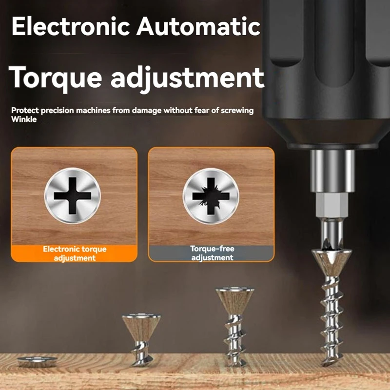 ABMR-Usb obeng listrik kecil tanpa kabel, alat perbaikan rumah tangga obeng tangan Mini