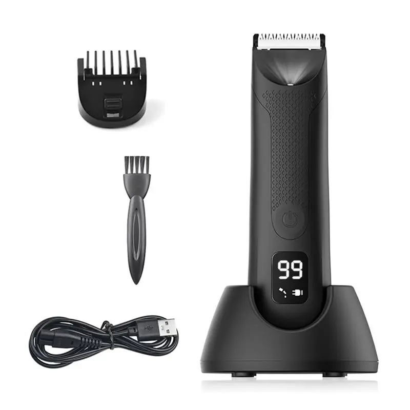 

M04K Trimmer For Men Replaceable Blade Heads Waterproof Wet/Dry Groin & Body Shaver Groomer, Durable Easy To Use B