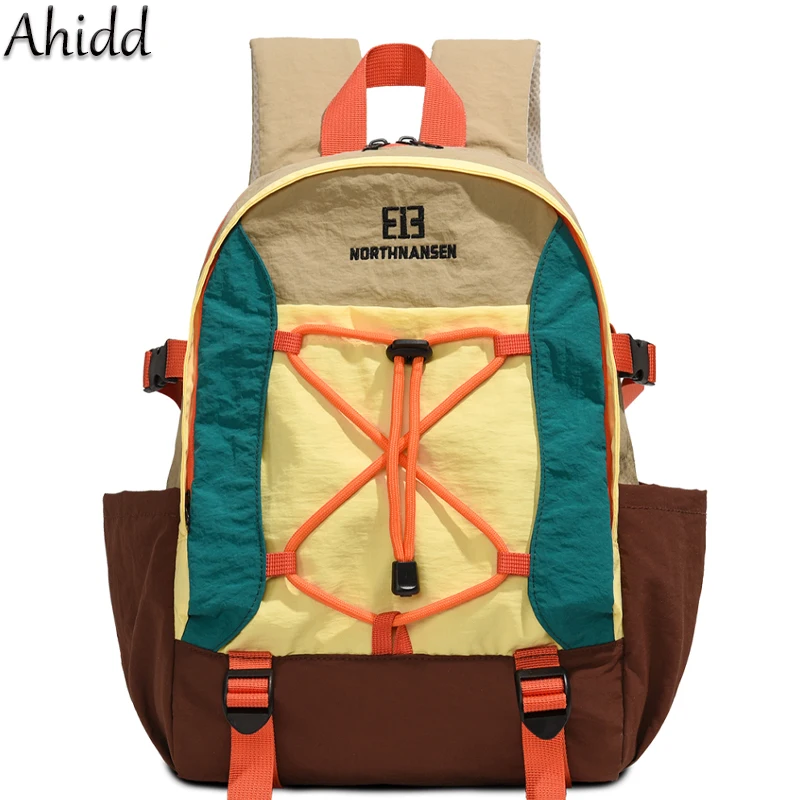 

Модный красочный рюкзак, женский водонепроницаемый нейлоновый рюкзак, женский легкий дорожный рюкзак, большая школьная сумка с несколькими карманами для девочек