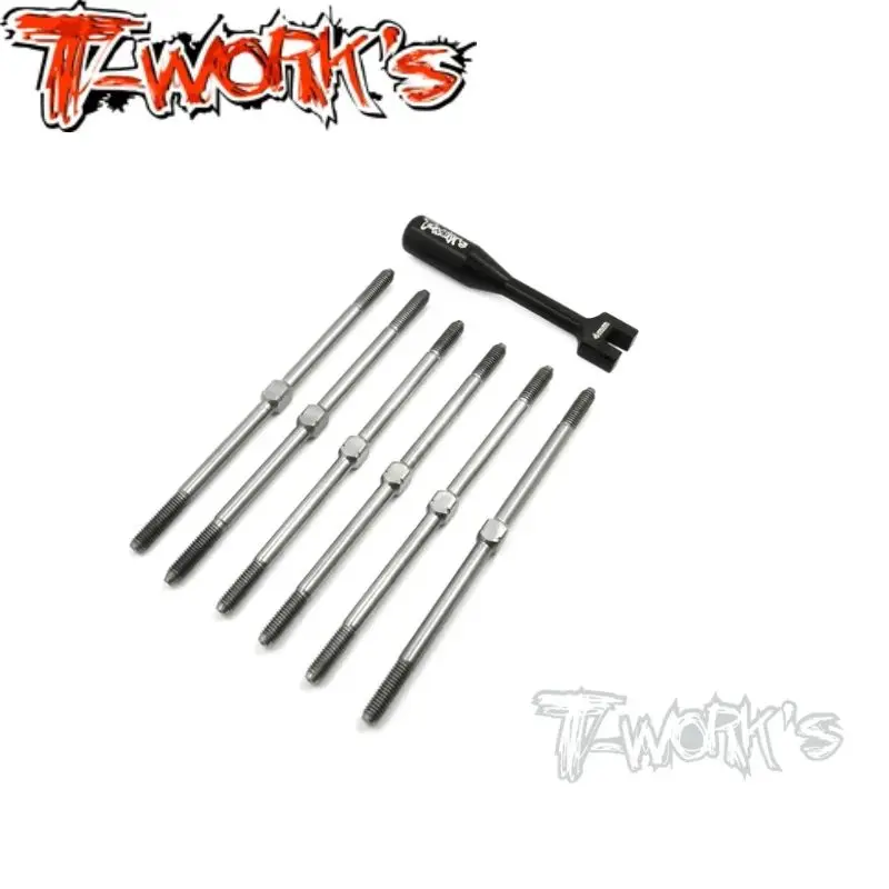 Original T works  TB-128 64 Titanium Turnbuckle Set For Xray XT2 Rc part