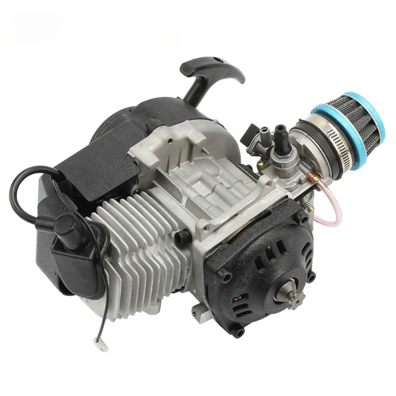 دراجة نارية 2 السكتة الدماغية سحب بدء محرك نقل المحرك مع فلتر الهواء المكربن دراجة الجيب الترابية الصغيرة ATV دراجة رباعية كارت #1