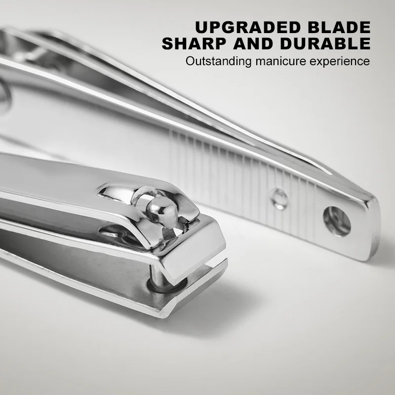 KANIU Stainless Steel Nail Clippers Swing-Out Nail Cleaner File For Nail Beauty Tools For Hard Nails Wide And Durable Knives view 3