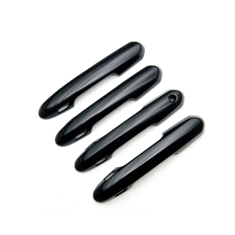 Car Exterior Door Handle Cover Trim Stickers For Toyota Crown Crossover 2023 Accessories - Black