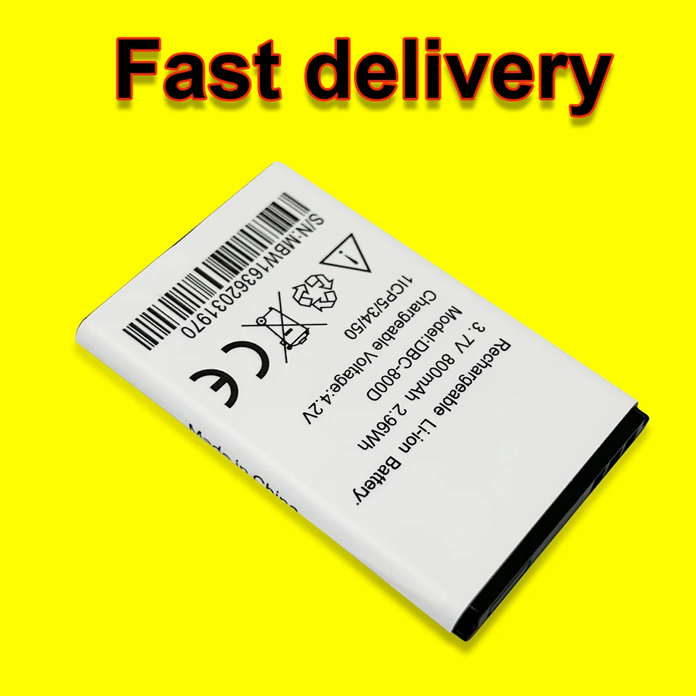 100% New 800mAh Dbc-800d High Quality Battery For Doro 500 506 508 509 510 515 6520 6030 CELL PHONE In Stock Fast Delivery