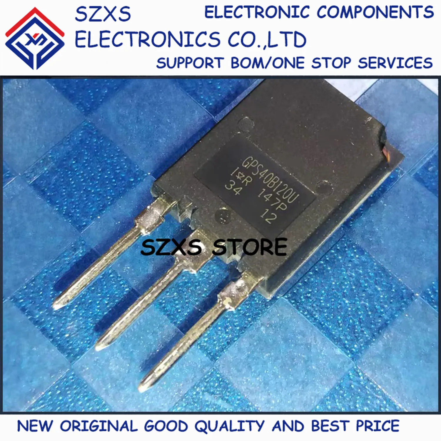 

New Original 5Pcs GPS40B120U IRGPS40B120U IRGPS40B120UPBF TO-247 1200V 40A Powerful IGBT Transistor In Stock Good Quality