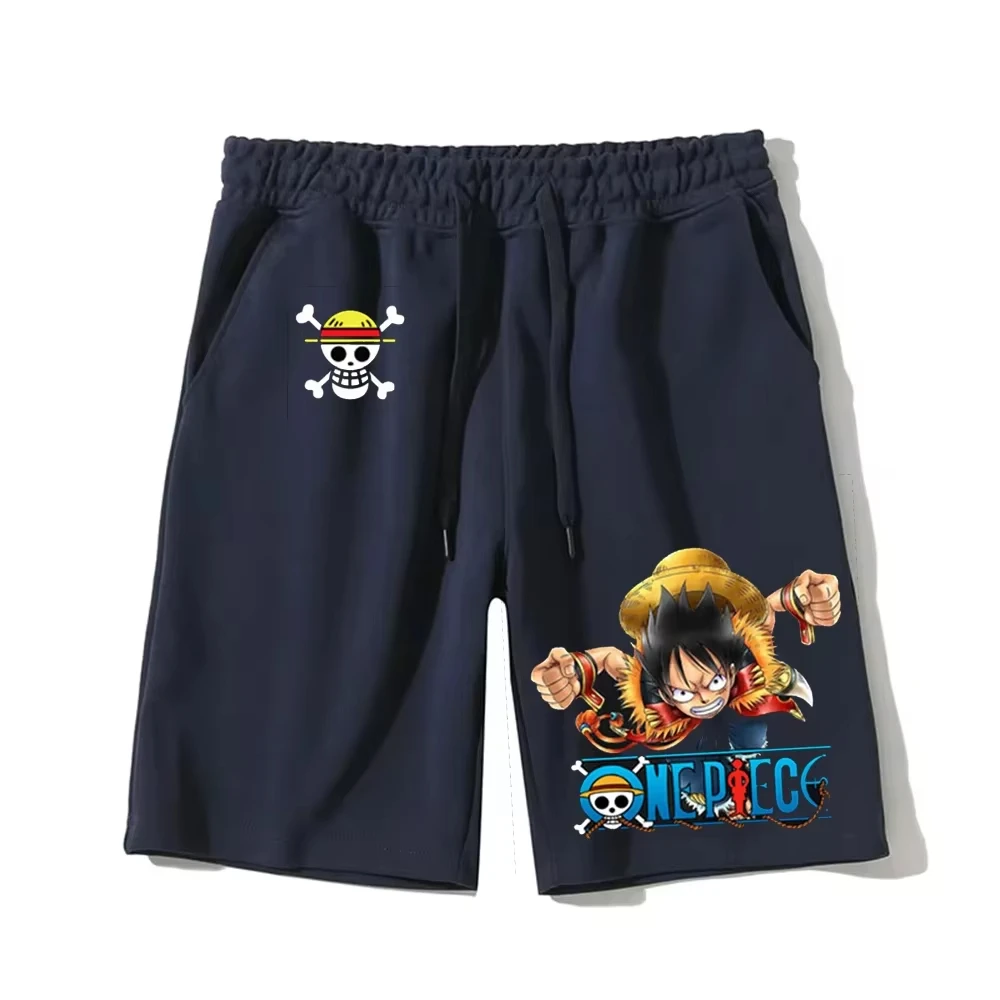 

Men's Shorts Anime One Piece Print Summer​​ New Women Hot-selling Casual Cotton Sports Pants High Quality Comfort Gym Y2k Shorts