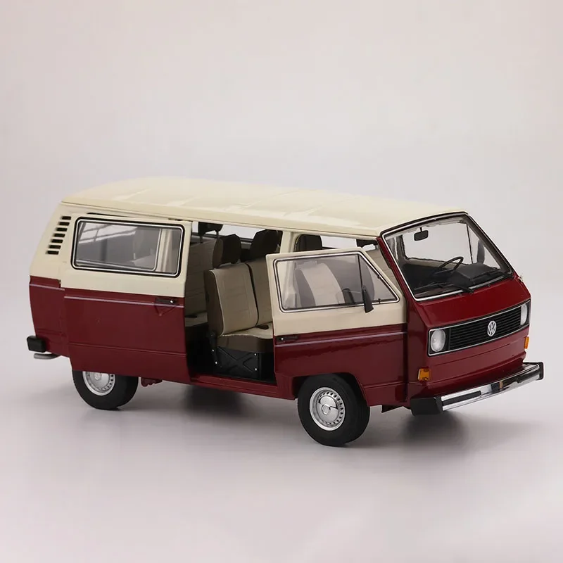 1:18 Scale T3a T3 Travel Van Alloy Simulation Car Model  Metal Diecast Vehicle Toy Fans Collectible Boys Toys Cars