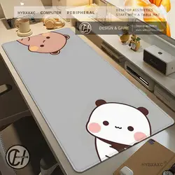 B-BuBu D-DuDu Mouse Pad Desk Mouse Pad Cute HD Desk Pad Extended Gaming Keyboard Mats Large 100x50cm XXL Gamer Mousepad