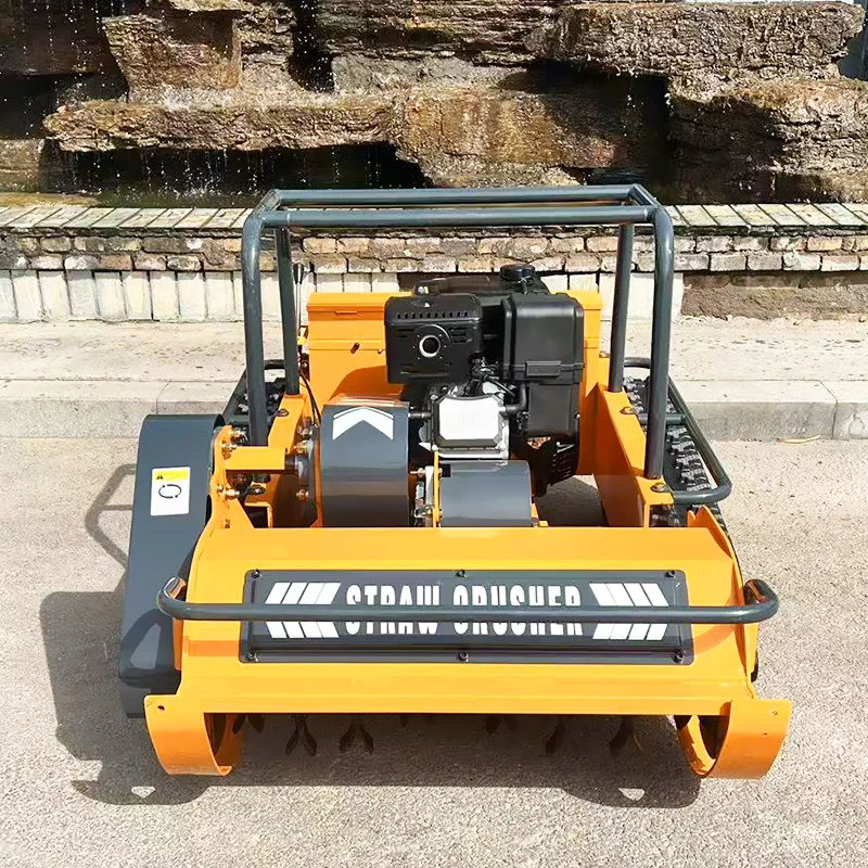 Robot da taglio per prato telecomandato intelligente personalizzato Funzionamento efficiente Serbatoio carburante di grandi dimensioni Autoalimentato